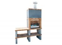 Ref. MD808 Normale - 165 cm x 57 cm x 225 cm, LxLxH | Grill 60 cm x 40 cm, LxL